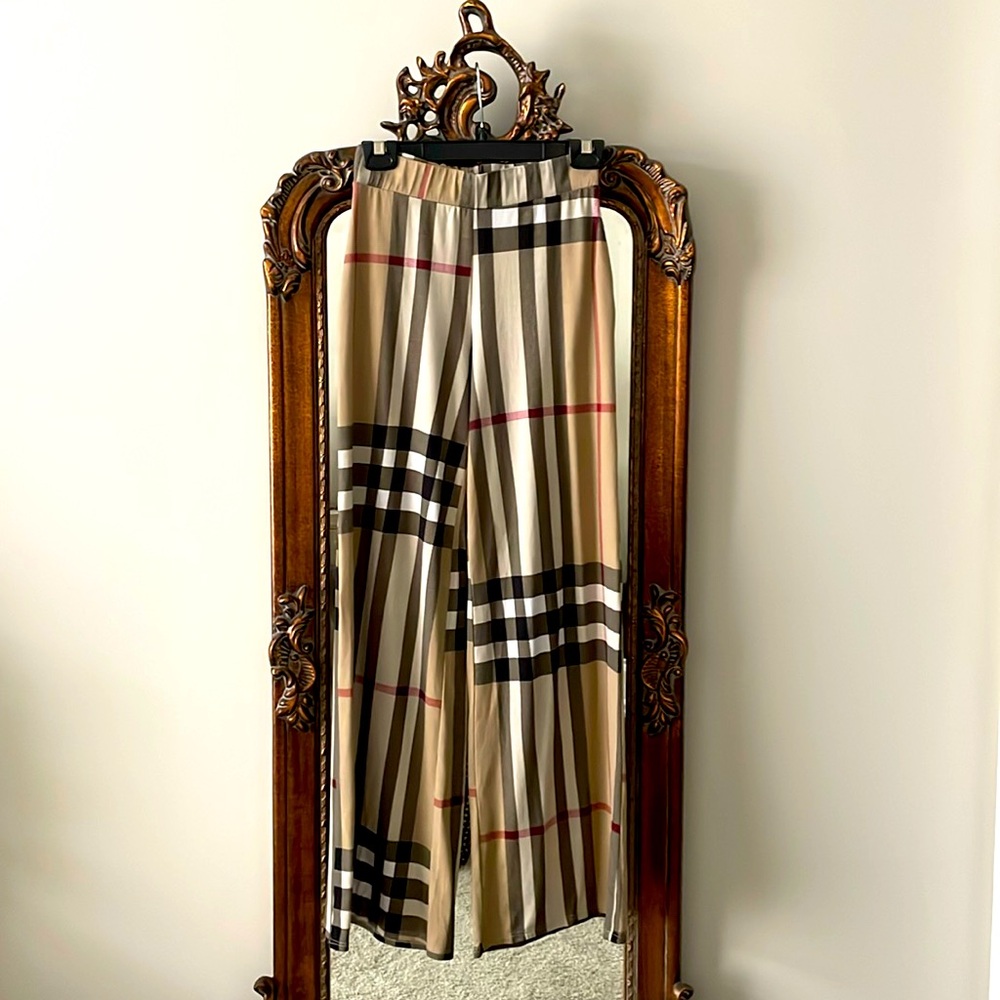 🌷5/$40 BB Inspired Plaid Wide Leg Pants